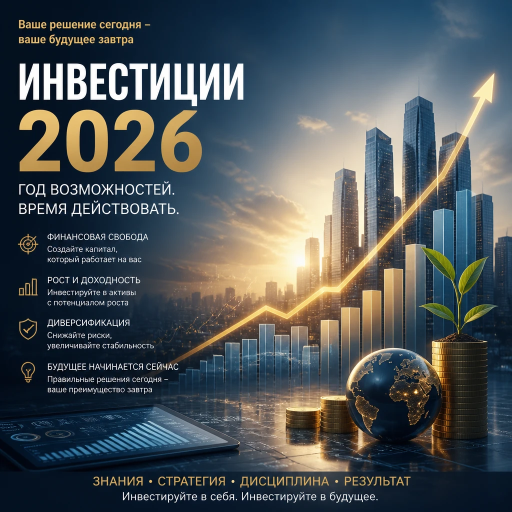 Инвестиции в 2026 году: Путь к финансовой независимости в эпоху перемен 2026 год предлагает как вызовы, так и - изображение