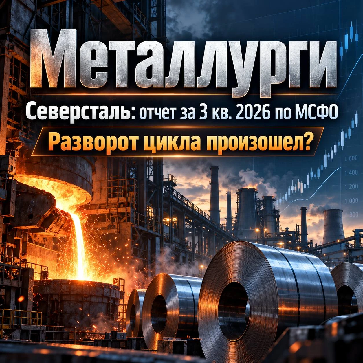 Новую неделю я хочу начать с разбора отчета Северстали за 3 квартал 2026 года по МСФО. Традиционно эта компания - изображение