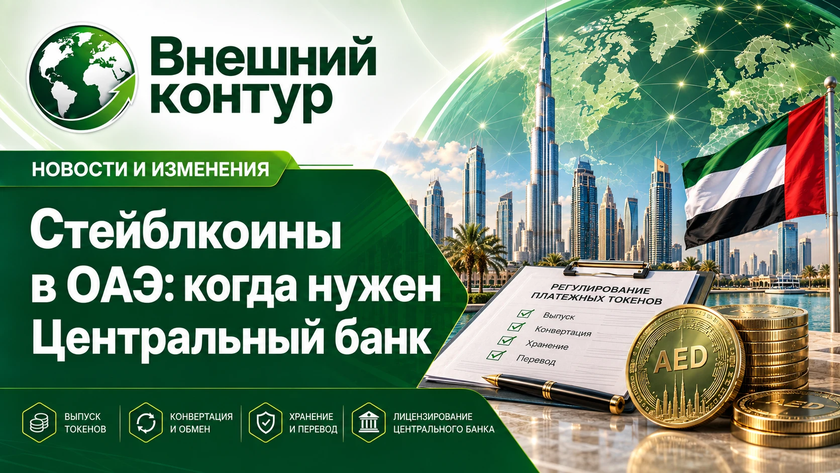 Использование стабильного цифрового актива в ОАЭ не всегда означает, что компании требуется специальная - изображение