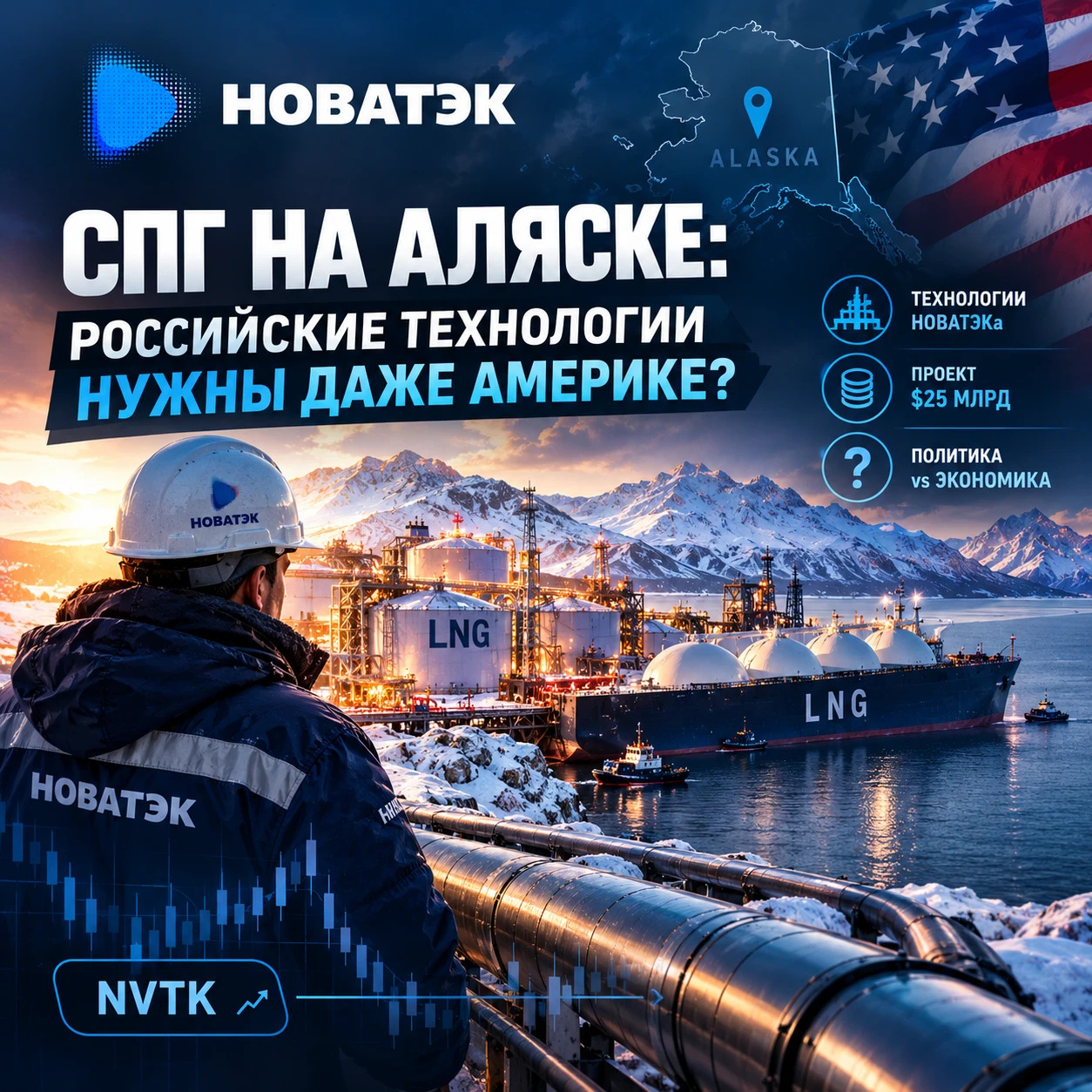 $NVTK Вот это поворот в мировой энергетике. Пока США и Россия остаются геополитическими соперниками, вокруг - изображение