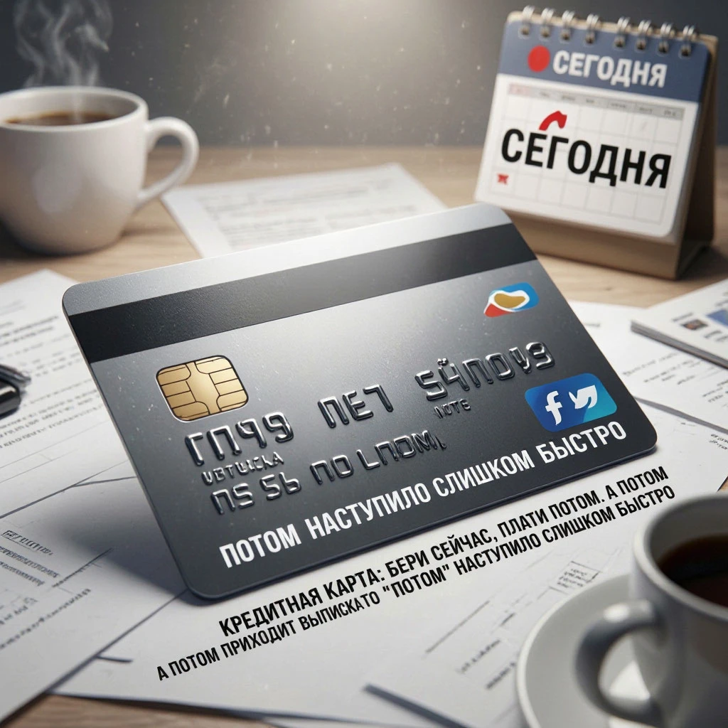 Кредитная карта: «бери сейчас, плати потом», а потом приходит выписка — и ты понимаешь, что «потом» наступило - изображение
