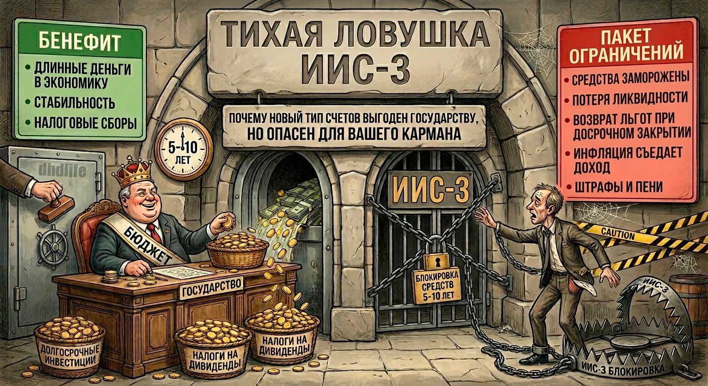 Каждый начинающий инвестор рано или поздно слышит заветную фразу: «Открой ИИС, и государство подарит тебе до 52 - изображение