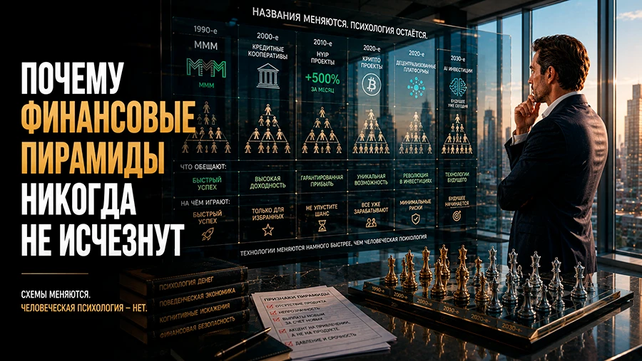 Каждый раз после краха очередной финансовой пирамиды звучит один и тот же вопрос: «Неужели люди снова поверили?» - изображение