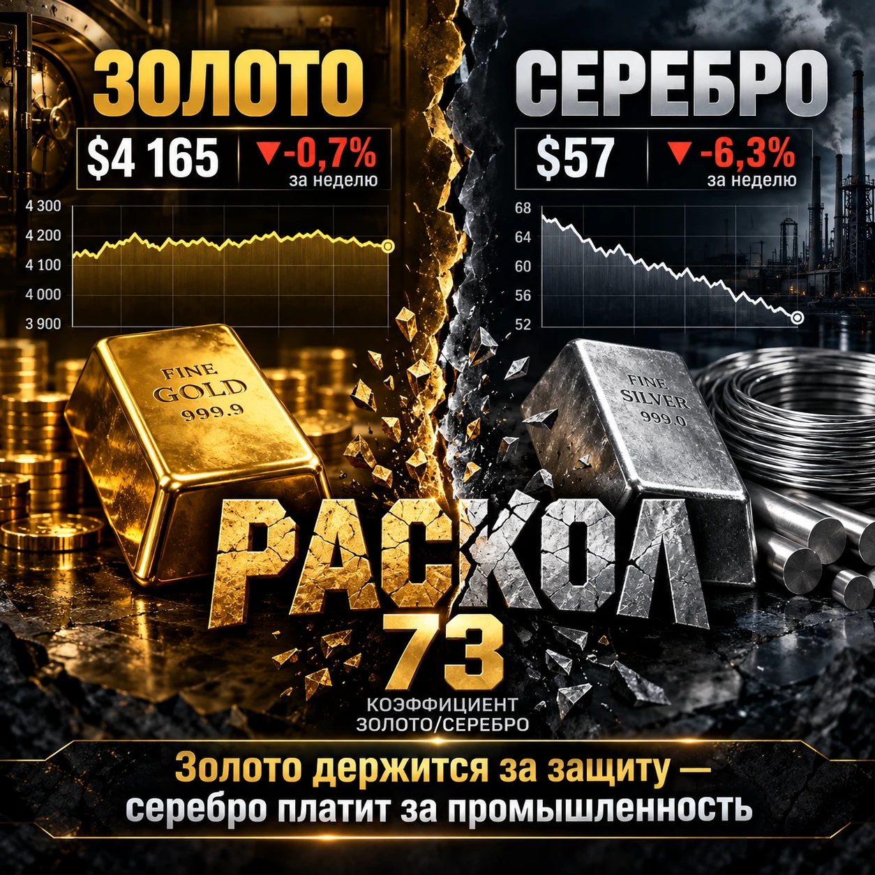 #драгметаллы #золото #серебро #итогинедели #ФРС #инвестиции #сырьевойрынок #прогноз2026 #Индия #Китай #биржи - изображение
