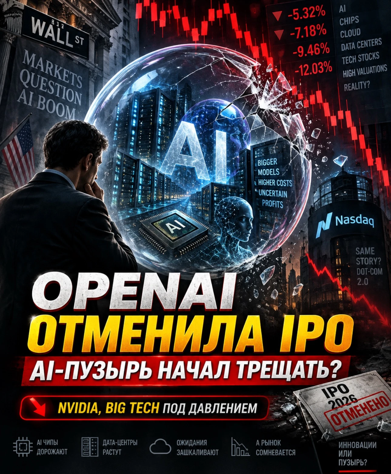 Ещё недавно OpenAI готовилась к одному из самых громких размещений последних лет. Компания стоимостью около $850 - изображение