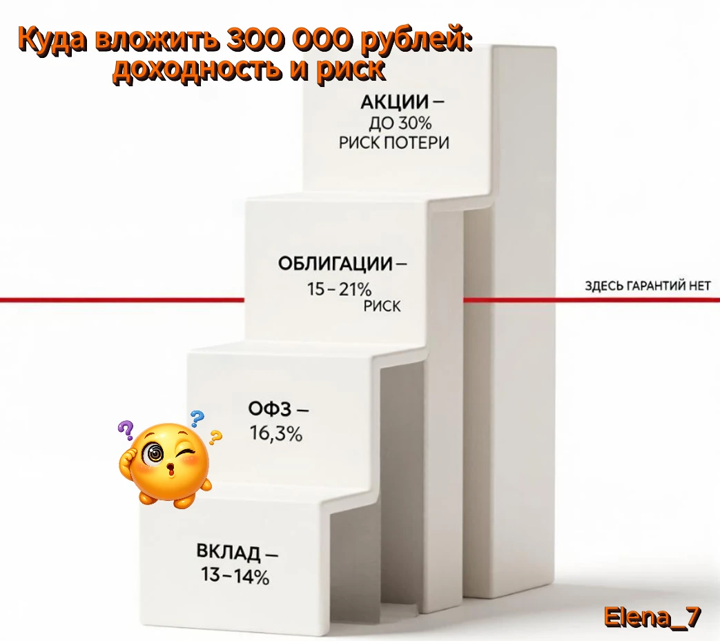 💰 Сумма в 300 тысяч рублей — достаточно крупная, чтобы заслуживать осознанного решения, но недостаточно - изображение