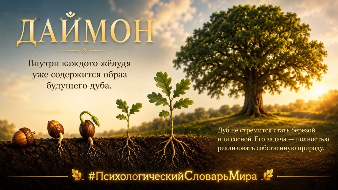 В древнегреческом языке существовало слово daimon. Сегодня оно звучит непривычно, потому что со временем - изображение