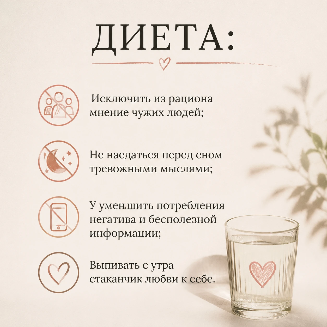 #утро #позитив #диетадлядуши#базар #любовьксебе #безнегатива #психология #доброеутро #здоровье #счастье - изображение