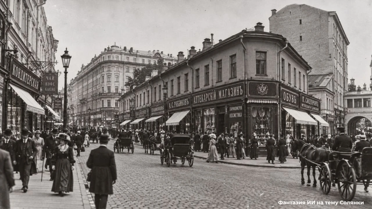 📜 Солянка - одна из старейших улиц Москвы, всего около полукилометра от Солянского проезда до Яузских ворот. - изображение