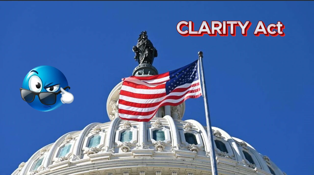 01.07.2026 Закон CLARITY Act задумывался как главный регуляторный манифест американской криптоиндустрии. На - изображение