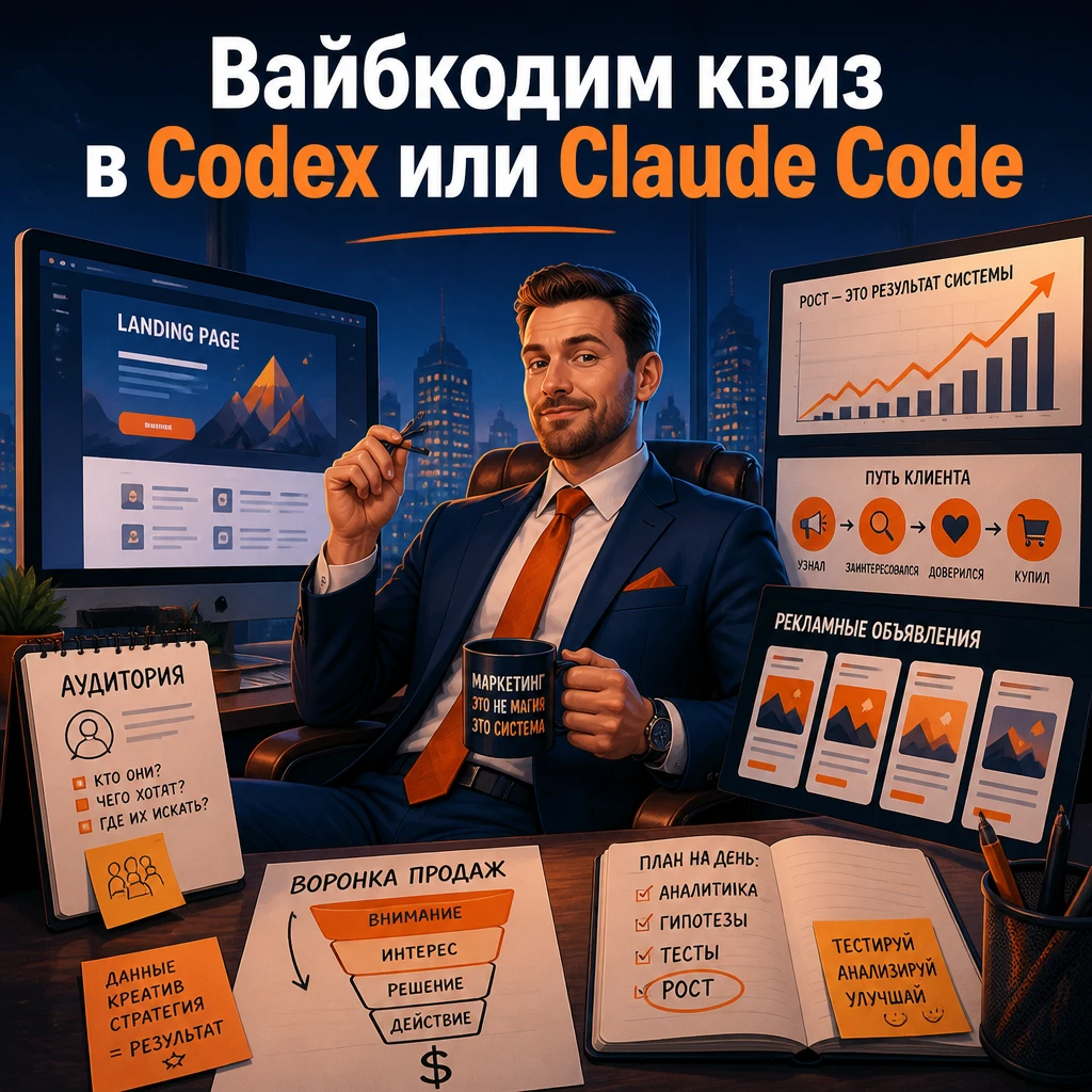 ПРОМПТ: - # ROLE Ты — senior fullstack-разработчик и performance-маркетолог в одном лице. Делаешь - изображение