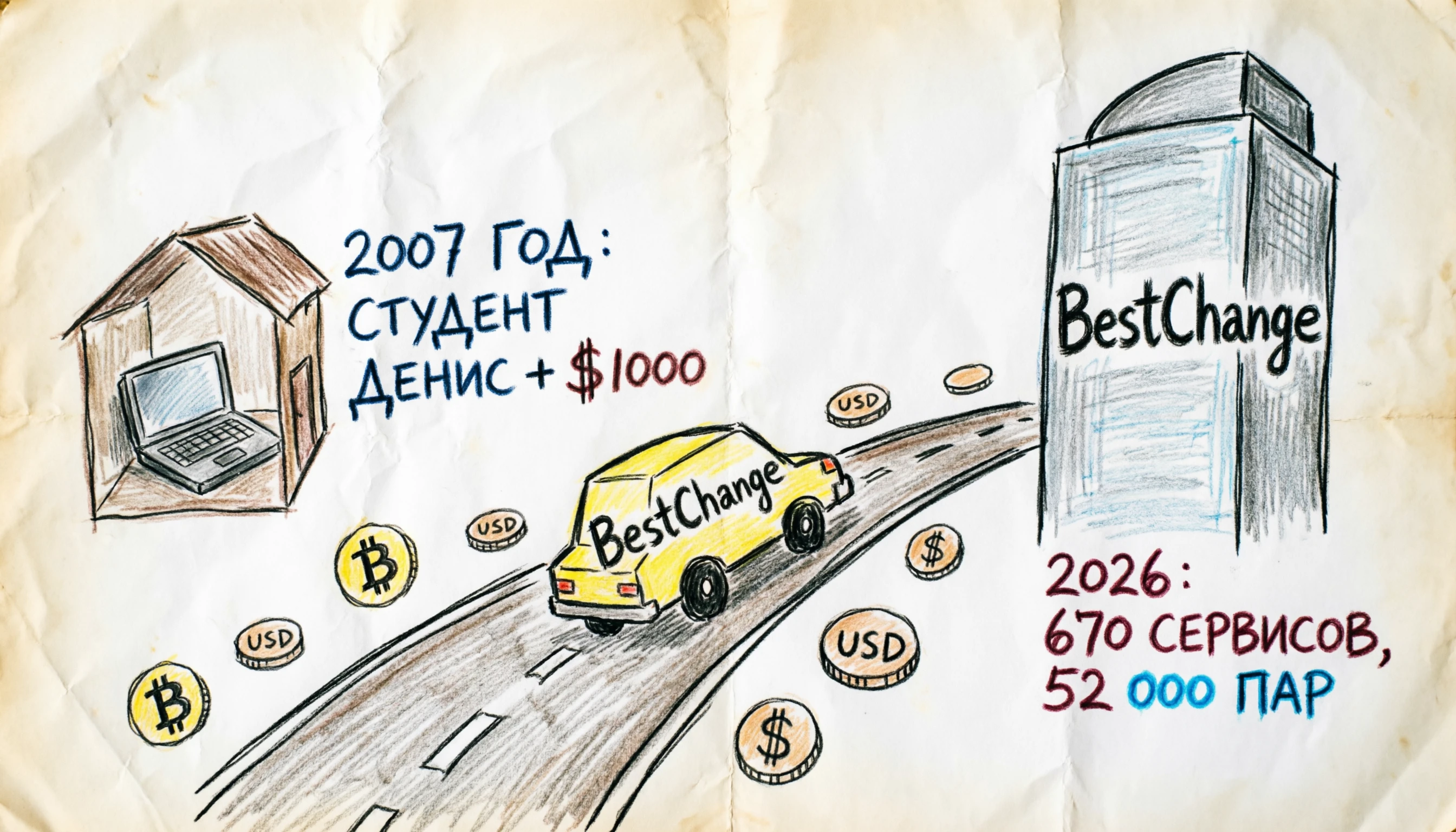 👉 Друзья, если вы меняете криптовалюту, то наверняка замечали: на одном сайте за биткоин дают 9 500 ₽, на - изображение