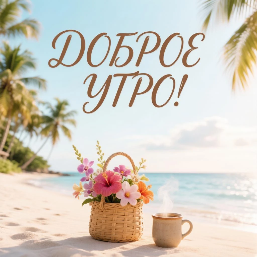 Пусть этот день начнется не с хандры, а с аромата свежего кофе, тепла любимой кружки в ладонях и золотых листьев - изображение