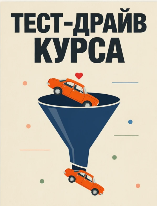 Друзья, с онлайн-курсами ровно как с машиной. Хочется сначала посидеть внутри, руль покрутить и убедиться, что - изображение