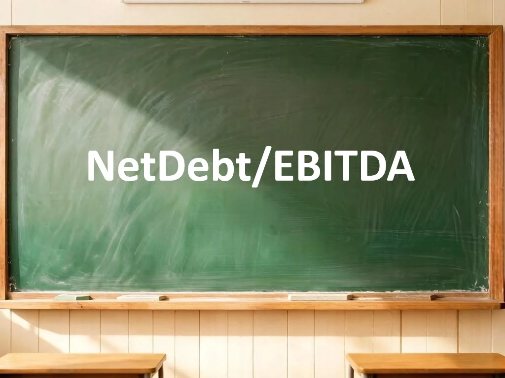 ND/EBITDA - расчетный показатель фундаментального анализа эмитента Позволяет оценить долговую нагрузку компании - изображение
