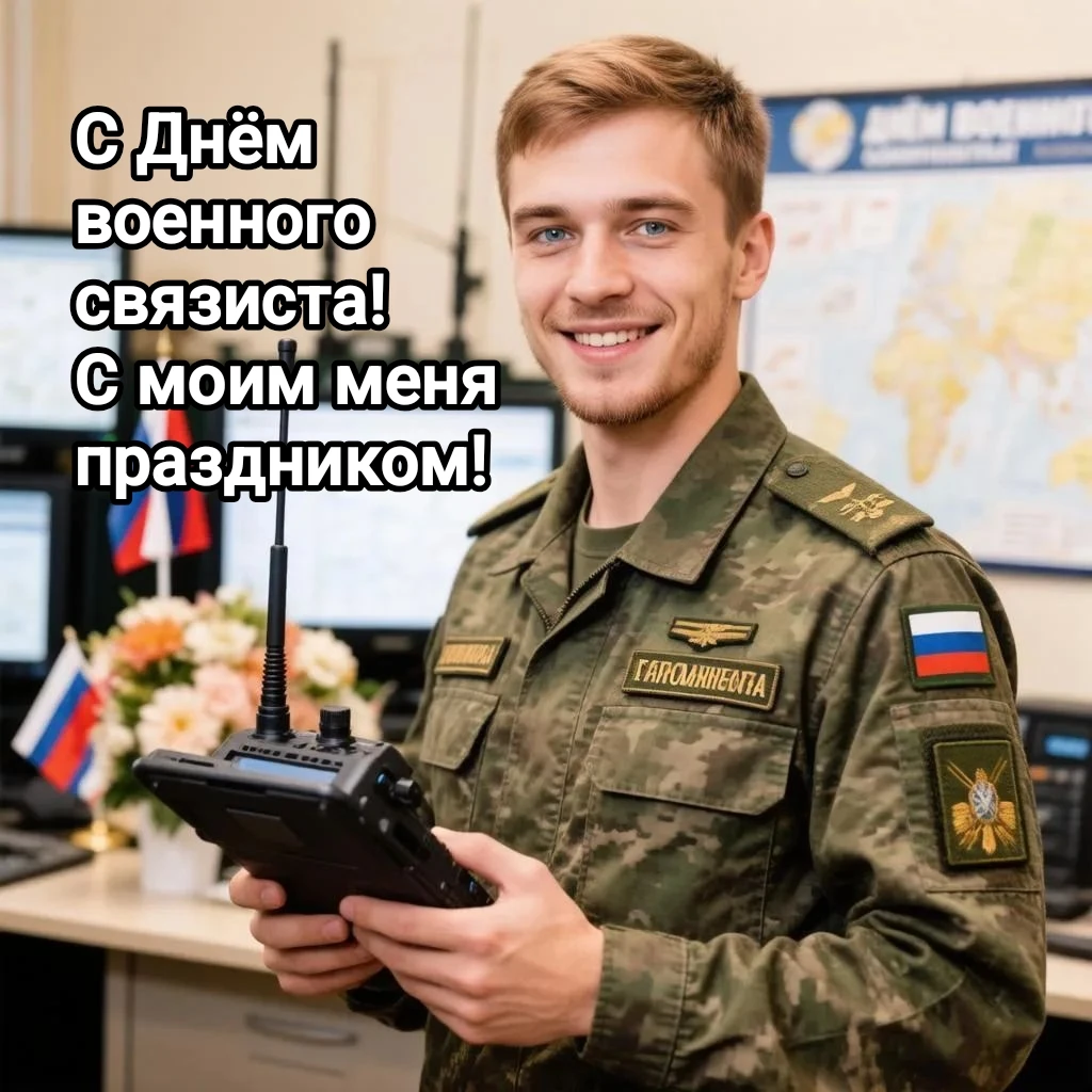 Друзья, ПривеТ! Чуть не пропустил, заработался. Сегодня мой праздник - День военного связиста! Поздравляю всех - изображение