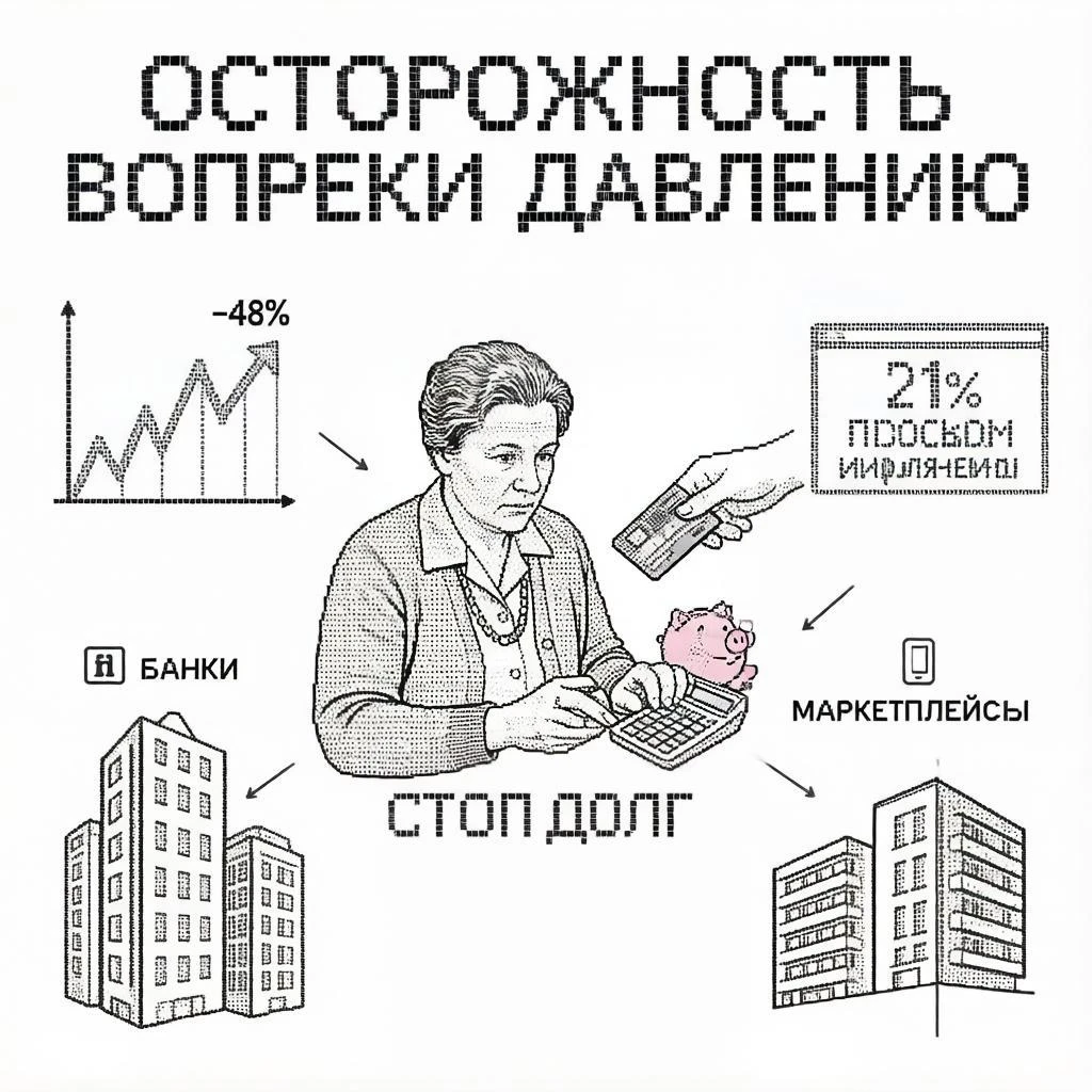 #КредитыРоссия #ПотребительскоеКредитование #ФинансоваяГрамотность #ЭкономикаРоссии #ДолговаяНагрузка - изображение
