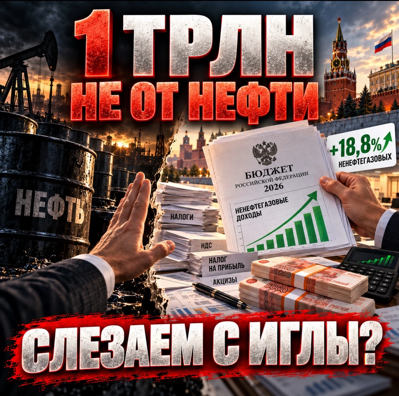 Есть цифра, которая на первый взгляд выглядит очень оптимистично. Минфин ожидает, что по итогам 2026 года - изображение