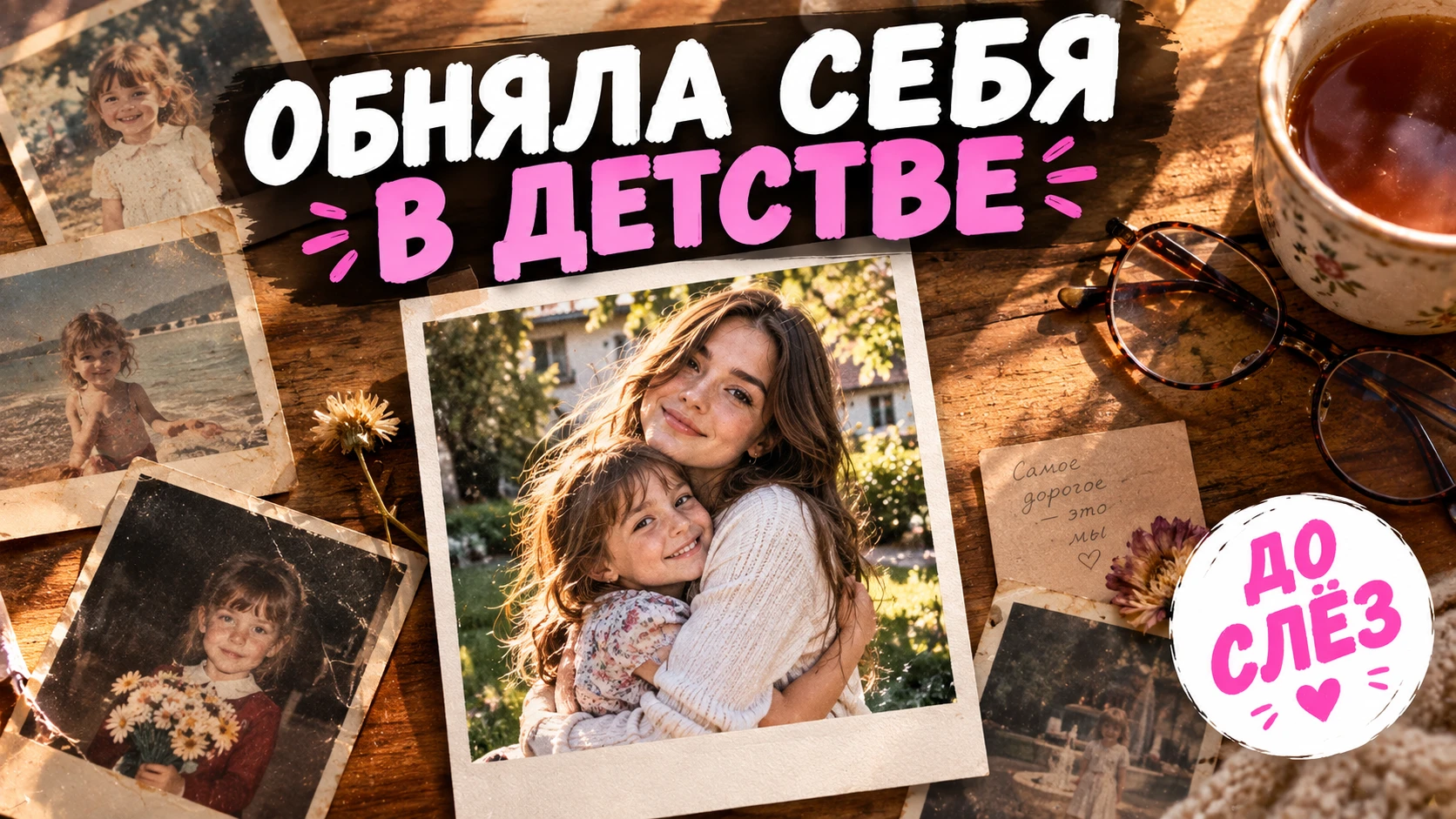 Что бы вы сказали себе маленькому, если бы могли встретиться? Сказать может и не получится, а вот обнять себя в - изображение