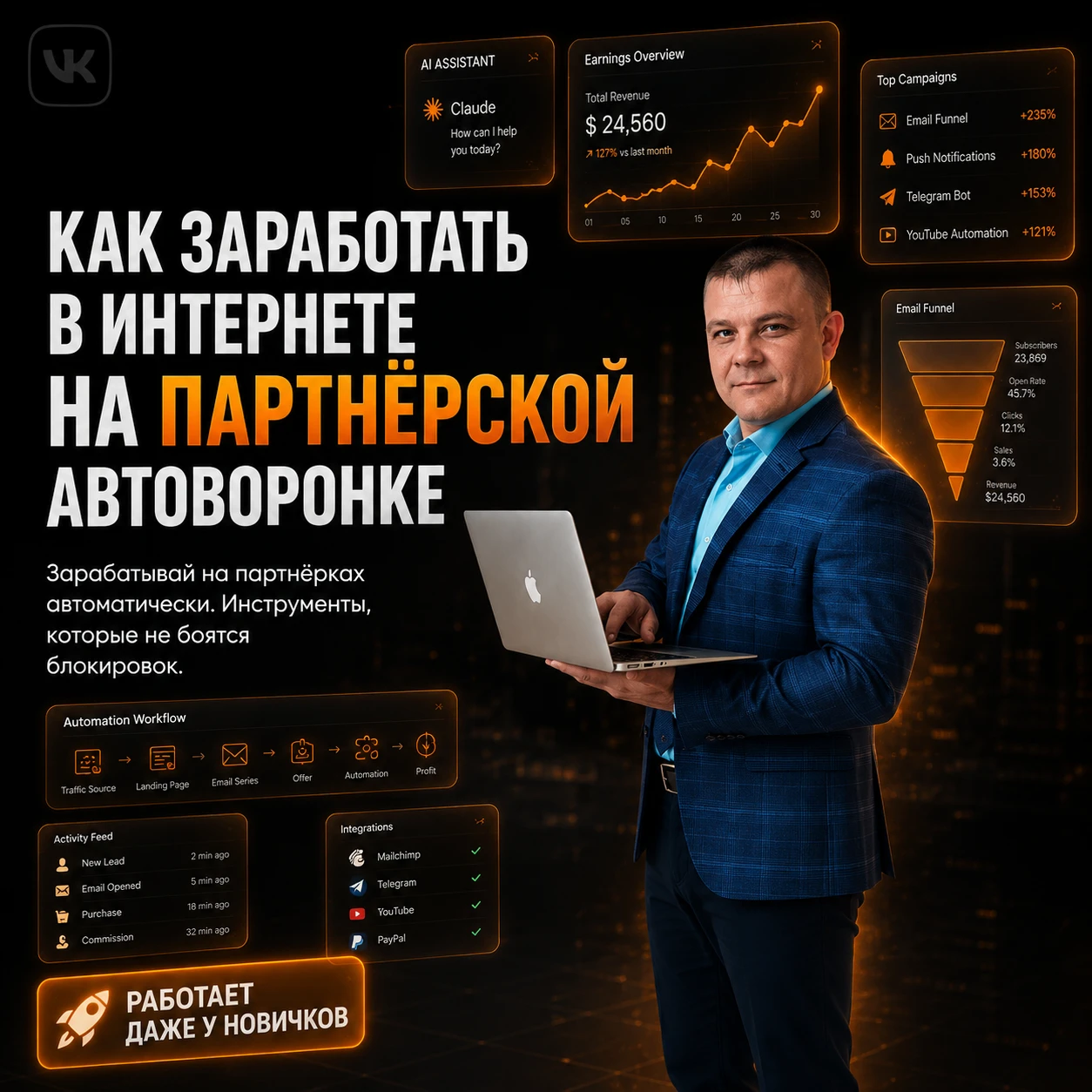 Вы когда-нибудь задумывались, почему одни месяцами мучаются, создавая свои курсы и программы, а другие просто - изображение