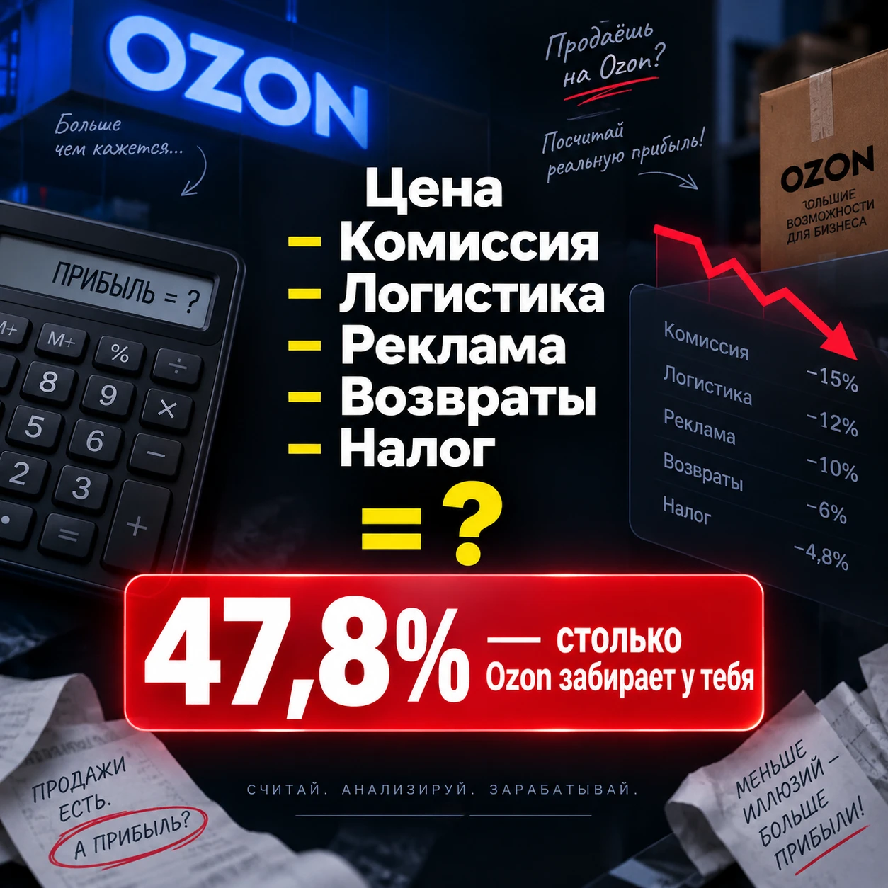 #базар#юнитэкономика #маркетплейсы2026 #селлеры #Ozon #Wildberries #маржа #прибыль #точка безубыточности - изображение