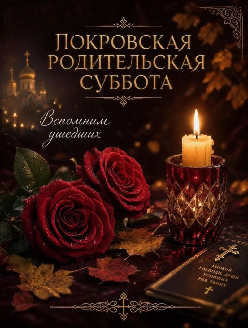 Покровская суббота🙏 Родные никогда не умирают 😢 Бесследно не уходят в никуда... Они в молитвах наших - изображение