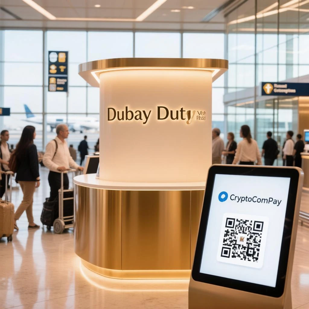 #DubaiDutyFree #CryptoComPay #Криптовалюта #Дубай #Аэропорты #БезналичныеПлатежи #Fintech #Блокчейн #D33 #UAE - изображение