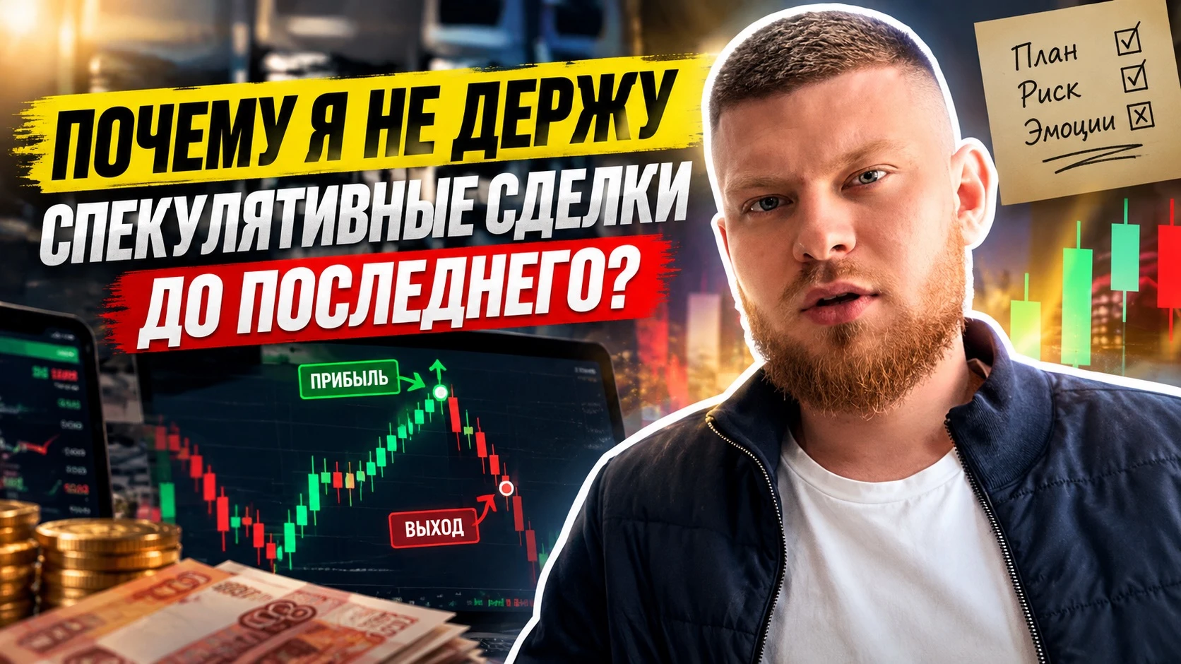 Одна из главных ошибок в спекуляциях — желание забрать из движения рынка максимум. Открываешь позицию, цена идёт - изображение