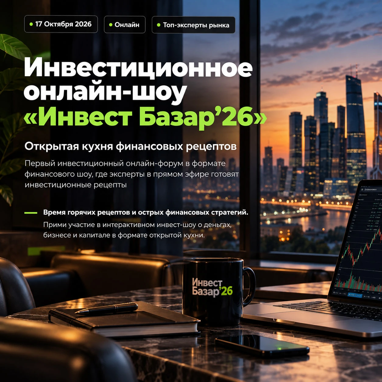 17 октября, онлайн. Мы устали от формата «слайд — доклад — аплодисменты». Поэтому делаем иначе: живой разговор о - изображение