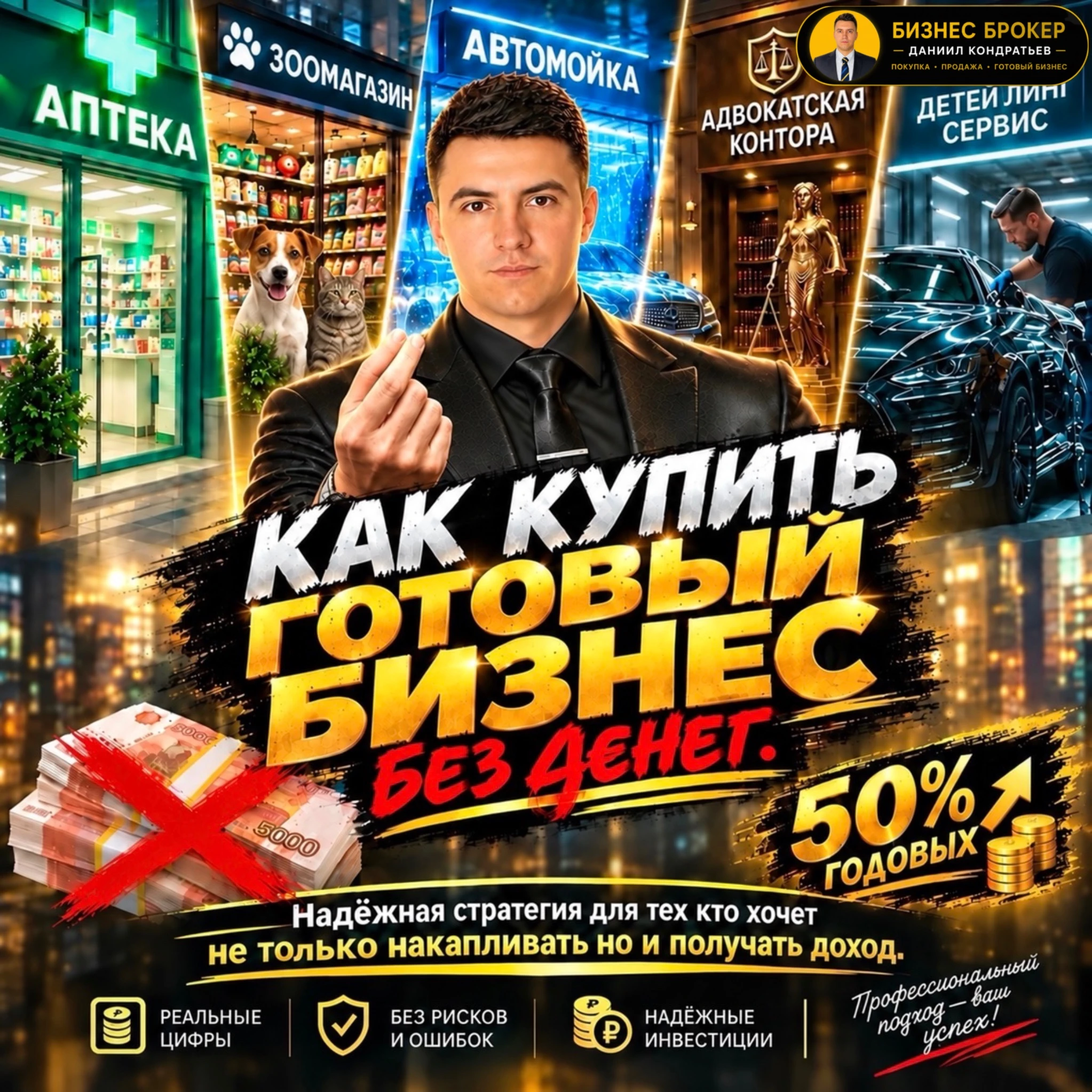 💬 Купить своё собственное дело без денег и зарабатывать прибыль на следующий день после покупки - на словах - изображение