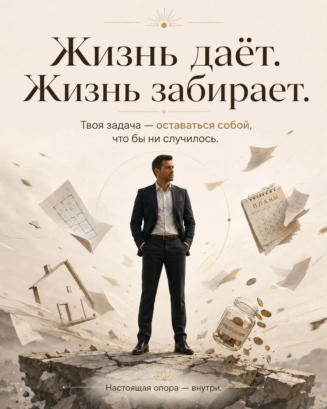 Планы рушатся, сбережения уходят, стабильность шатается. И это — жизнь. Долгосрочные планы могут рухнуть в один - изображение