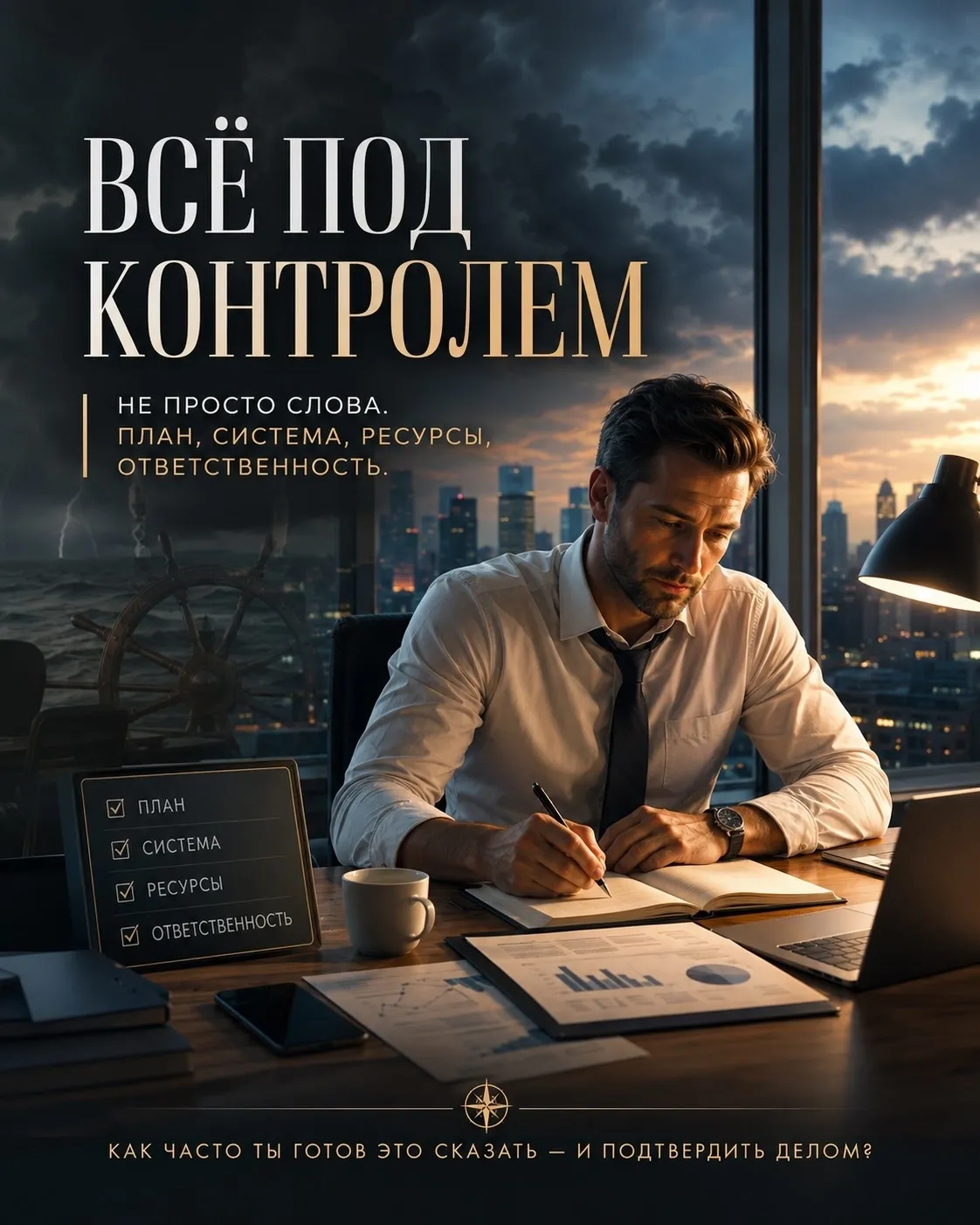 Как часто хочется услышать фразу: «Всё под контролем». Очень часто. Особенно когда внутри всё кипит, когда ты не - изображение