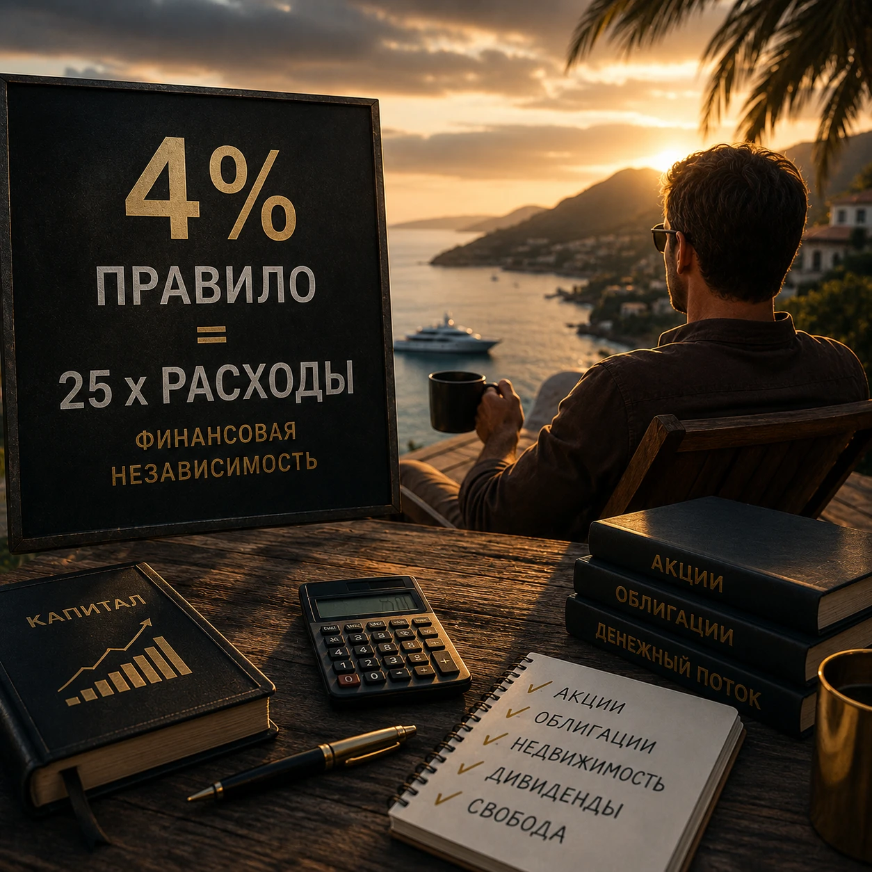 Вопрос о финансовой независимости волнует многих. Кто-то мечтает о ранней пенсии, кто-то просто хочет подушку - изображение