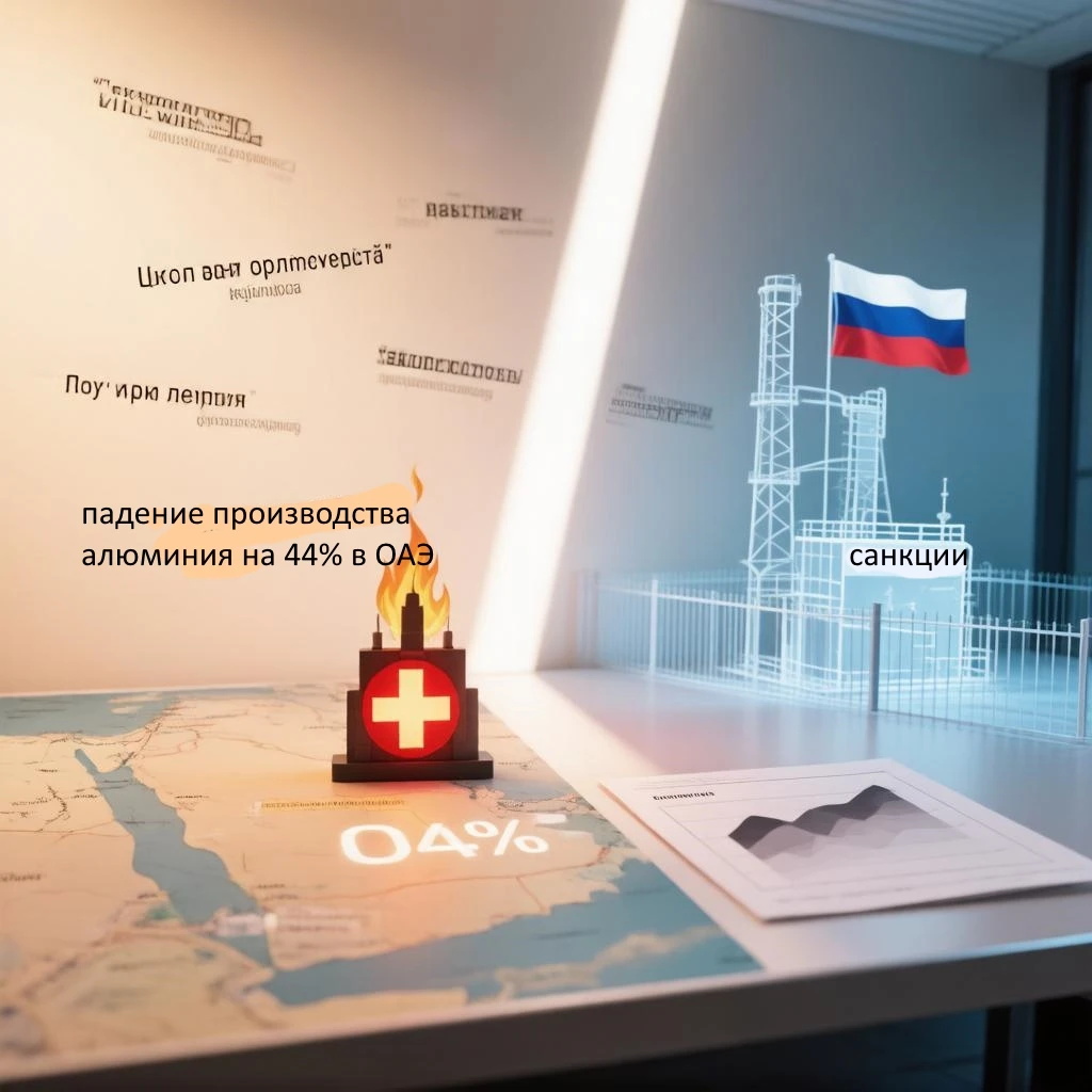 #Базарразбор Производство первичного алюминия в странах Персидского залива в июле упало на 44% год к году — до - изображение