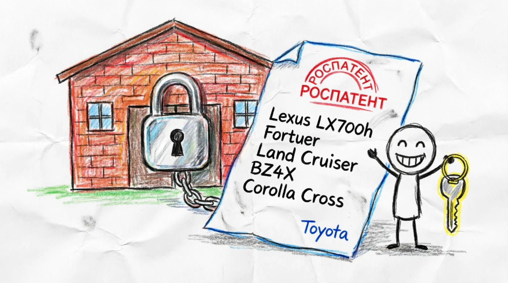 👉 Компания Toyota, которая остановила свои заводы в России еще в 2022 году, неожиданно зарегистрировала права - изображение