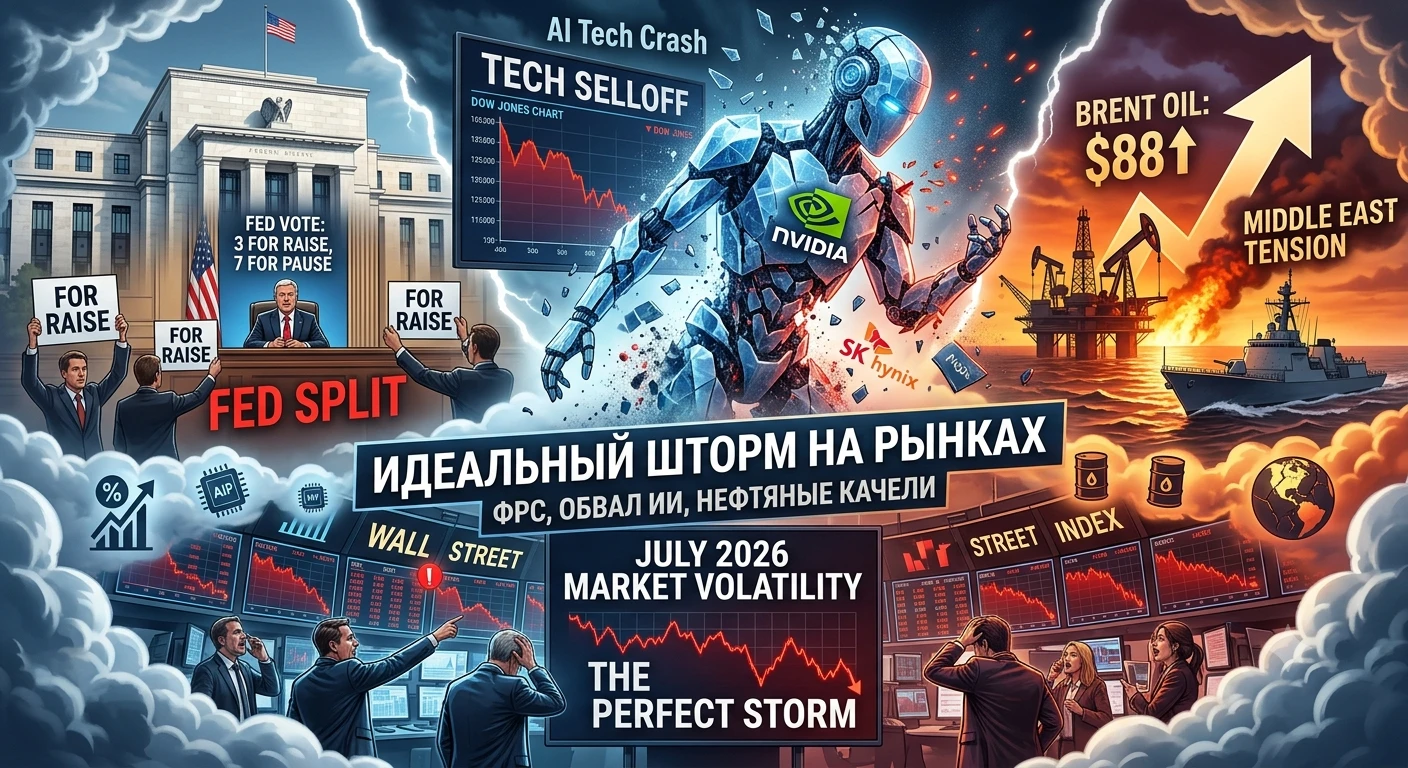 💰Июль 2026 года выдался по-настоящему жарким месяцем для трейдеров.Главная экономическая повестка, которая - изображение