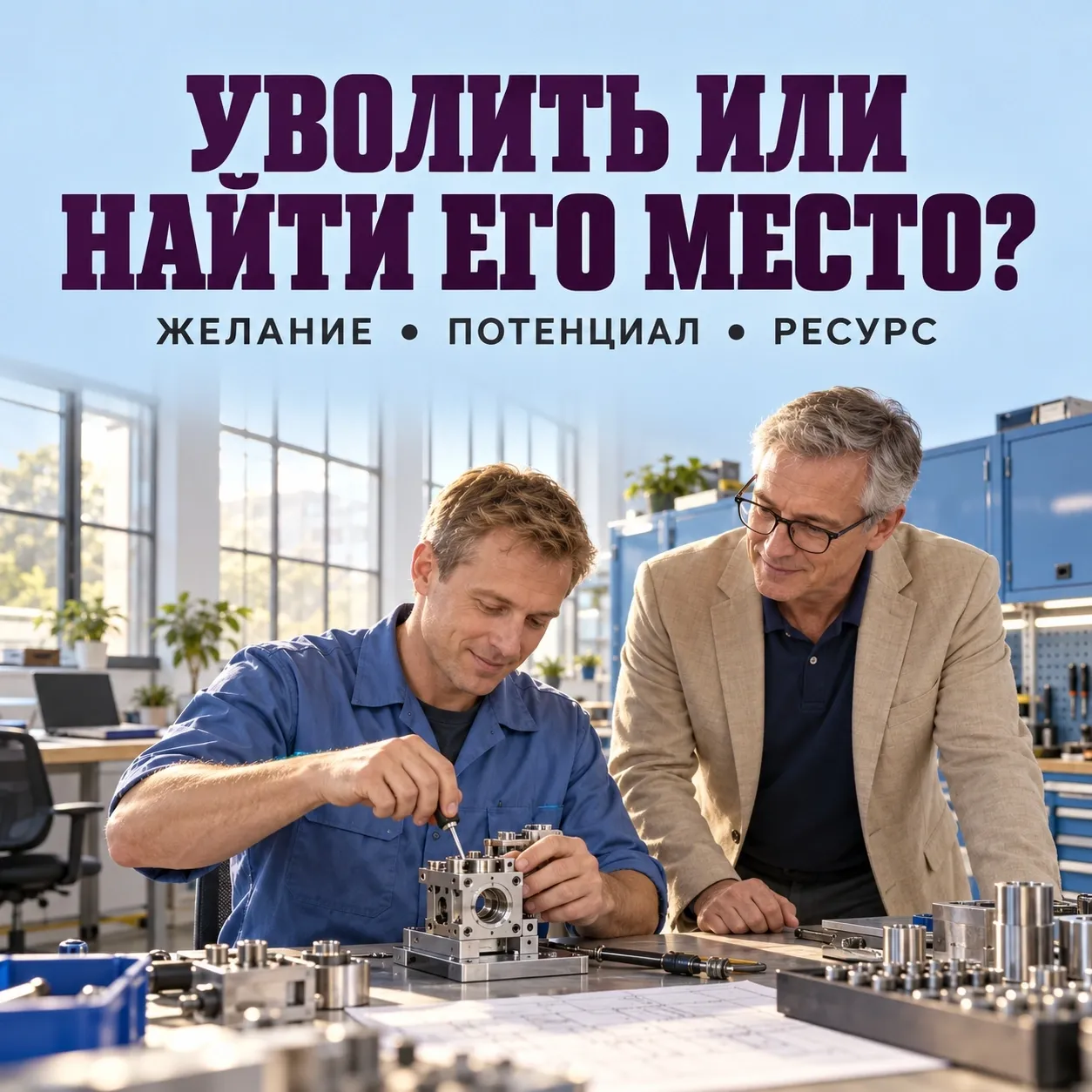 Уволить нельзя оставить. Как понять, что человек просто не на своем месте. В управлении есть два радикальных - изображение