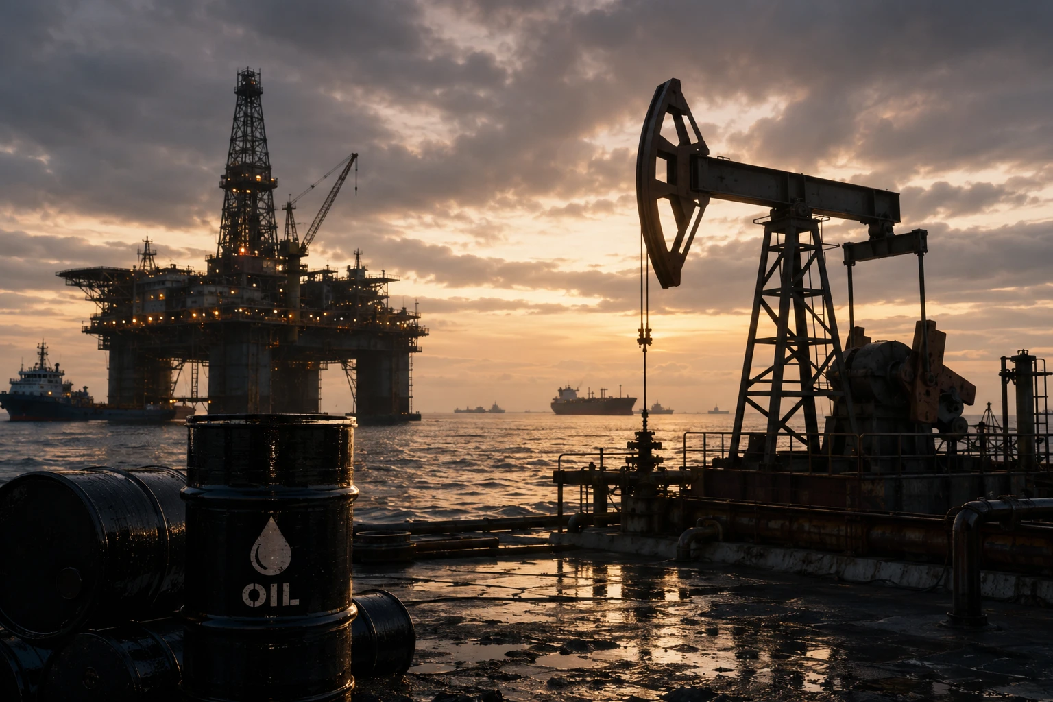 На 19 июня 2026 года Brent торгуется в районе 80,5–80,6 доллара за баррель (закрытие дня около 80,59 $). Цена - изображение