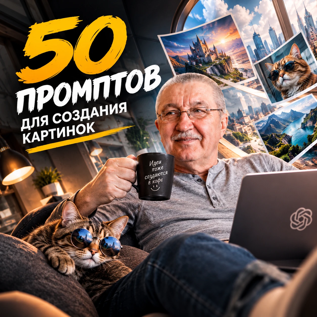 Больше не нужно часами ломать голову над тем, **что написать нейросети**, чтобы получить действительно красивый - изображение