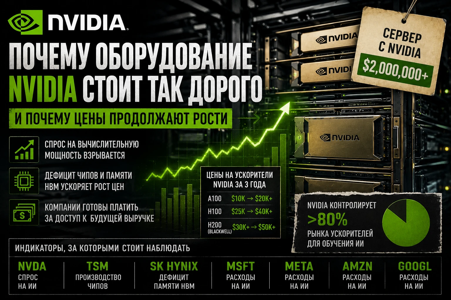 Несколько лет назад видеокарта за несколько тысяч долларов казалась чем-то экзотическим. Сегодня одна стойка с - изображение