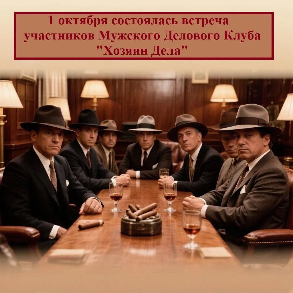 Господа, Доброе время суток! Итак, 1 октября состоялась встреча резидентов Мужского Делового Клуба «Хозяин - изображение