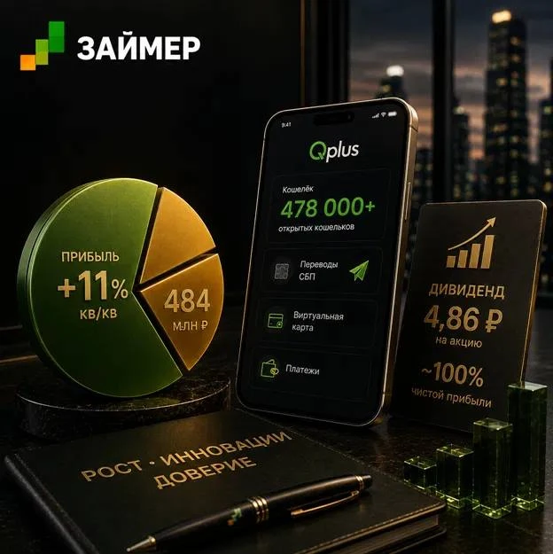 Вчера был на вебинаре для инвесторов, где команда компании «Займер» разобрала результаты II квартала. Делюсь - изображение