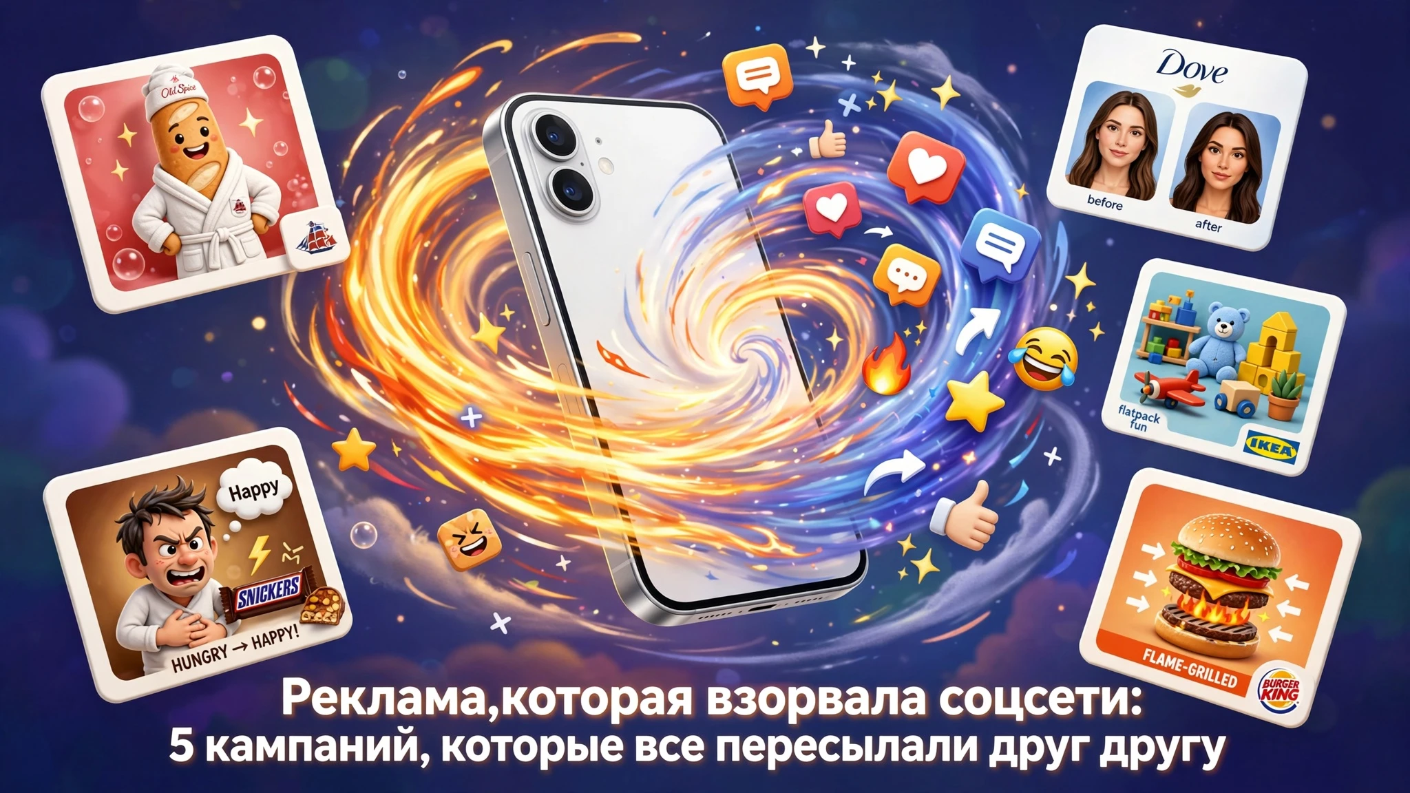 Ты листаешь ленту, и вдруг — стоп. Не скроллишь дальше, а замираешь. Потом смеёшься. Потом кидаешь в чат - изображение