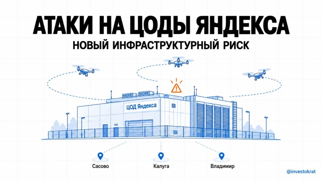 За несколько дней БПЛА атаковали 3 дата-центра Яндекса в разных регионах. Последствия докатились до населения в - изображение