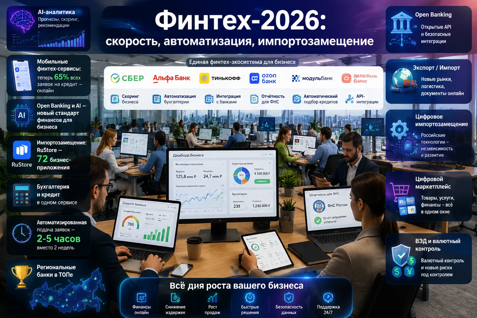 2026 год стал для российского финтеха поворотным. Под влиянием импортозамещения, новых регуляторных требований и - изображение
