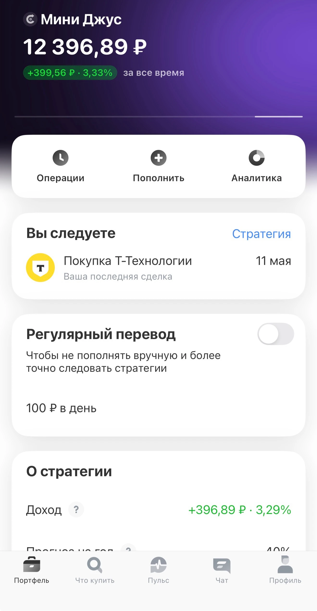14.05.2026г. 📈 Недавно у меня стартовали стратегии от Т-Инвестиции: Узнаем, смогут ли алгоритмы принести доход? - изображение