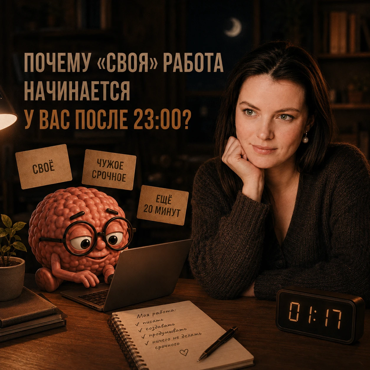 Предпринимательская классика. 23:30. Рабочий день объективно закончился часов пять назад. Но вы: «Сейчас ещё - изображение