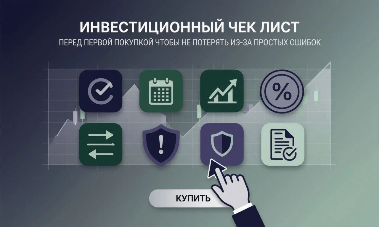 📋 Вы уже выбрали инструмент, нажали " Купить", но перед кликом стоит сделать паузу. Первая сделка, как первый - изображение