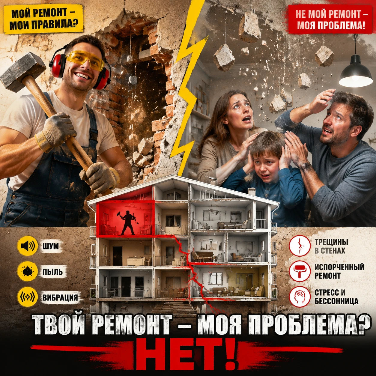 #перепланировка #базар#сносстен #соседиремонт #незаконнаяперепланировка #ЖКХ #ГЖИ #защитаправ - изображение