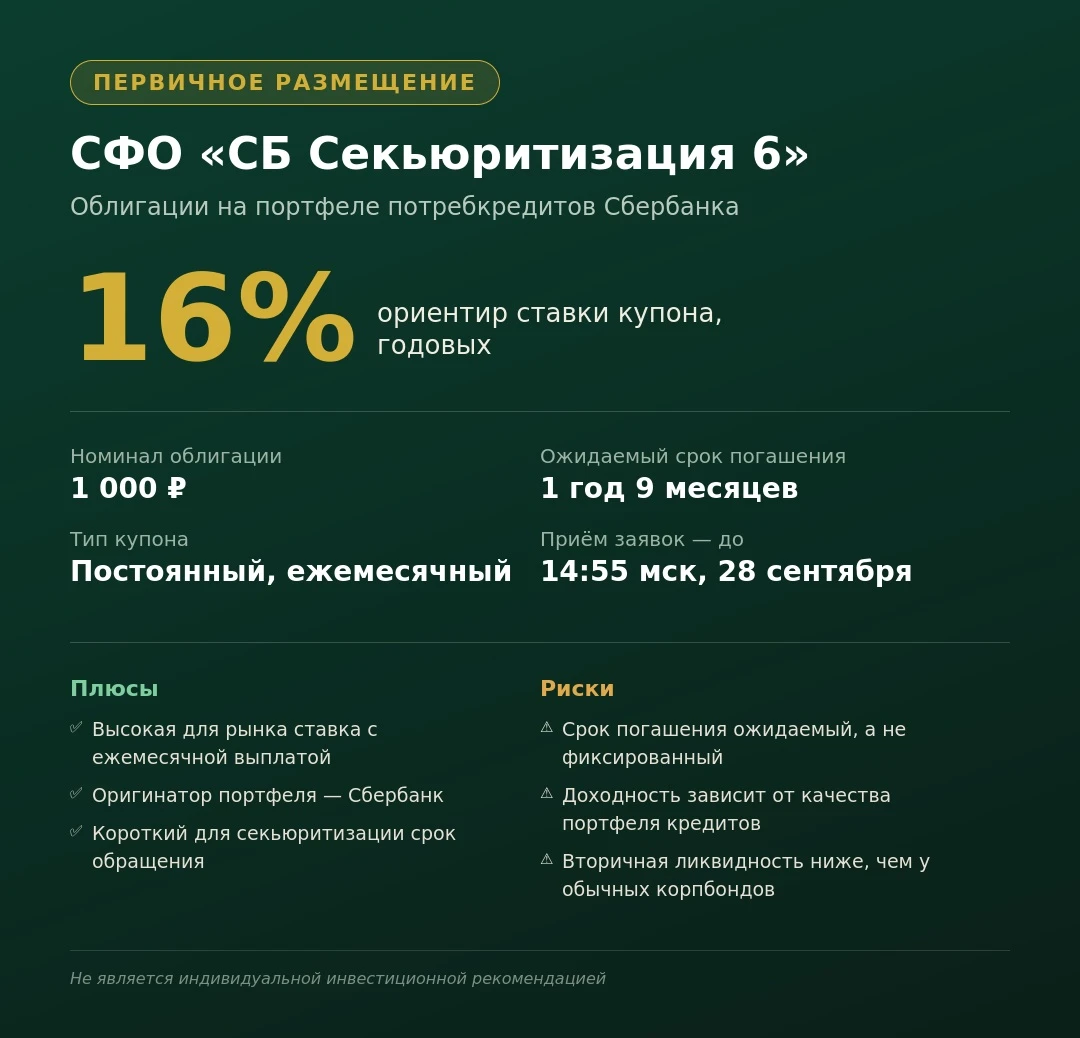 🏦 Сбер запускает новый выпуск облигаций на потребкредитах Это ценные бумаги, обеспеченные портфелем - изображение